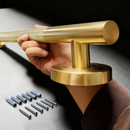 Lava Odoro Gold Shower Grab Bars, 12" Upgrade Anti-Slip Knurling Grab Bar