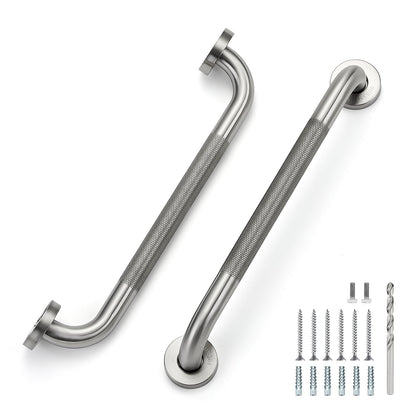 Grab Bars for Shower, 18 Inch Anti-Slip Shower Handle, Polished Nickel