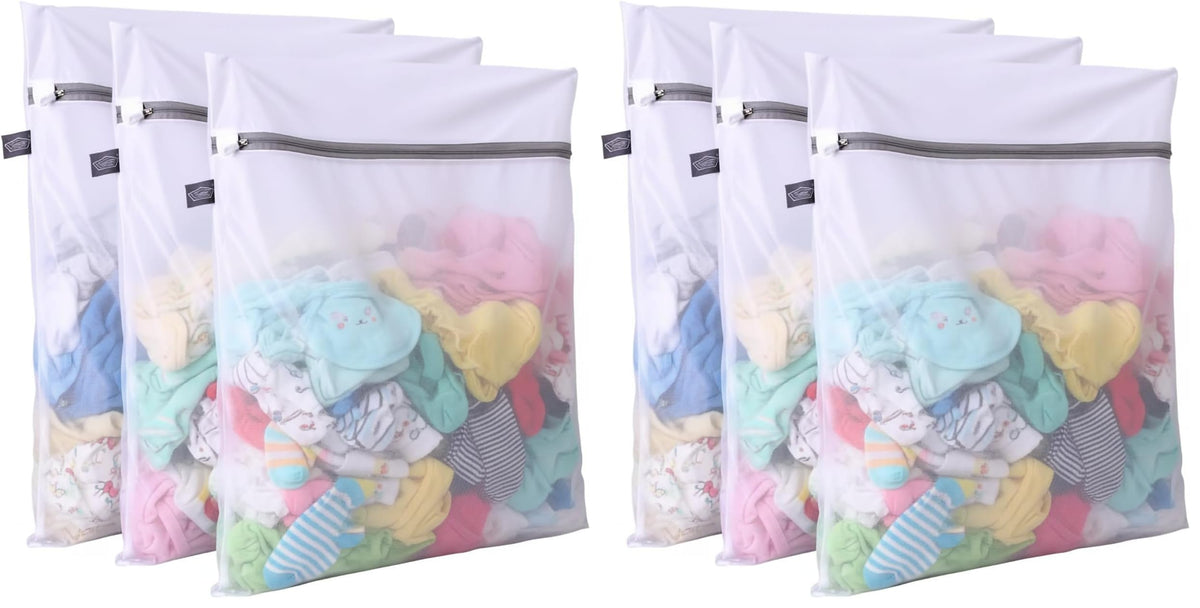 Kimmama Lingerie Bag for Washing Delicates, Pink Bra Bags for Laundry, 5pcs