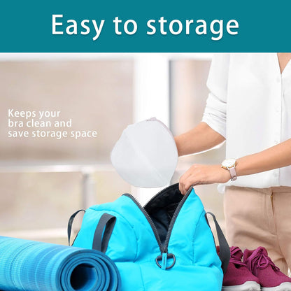 Shappy 6 Pcs Bra Washing Bag for Laundry Storage Women 7.87 Inch Pink