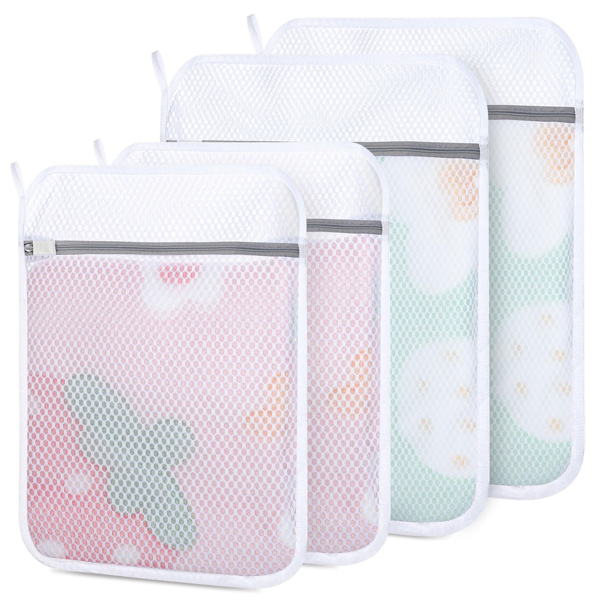 6-Pack Durable Honeycomb Mesh Laundry Bags for Delicates, 16 x 20 Inches