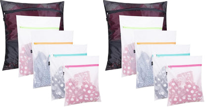 BAGAIL Laundry Bags Mesh Wash Bag for Intimates Lingerie and Delicates,4Pcs(Bra Wash Bag,6×6inch+7×7inch)