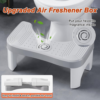 Squatting Toilet Stool, Poop Stool Squat Adult, 7" Potty Stool for Bathroom