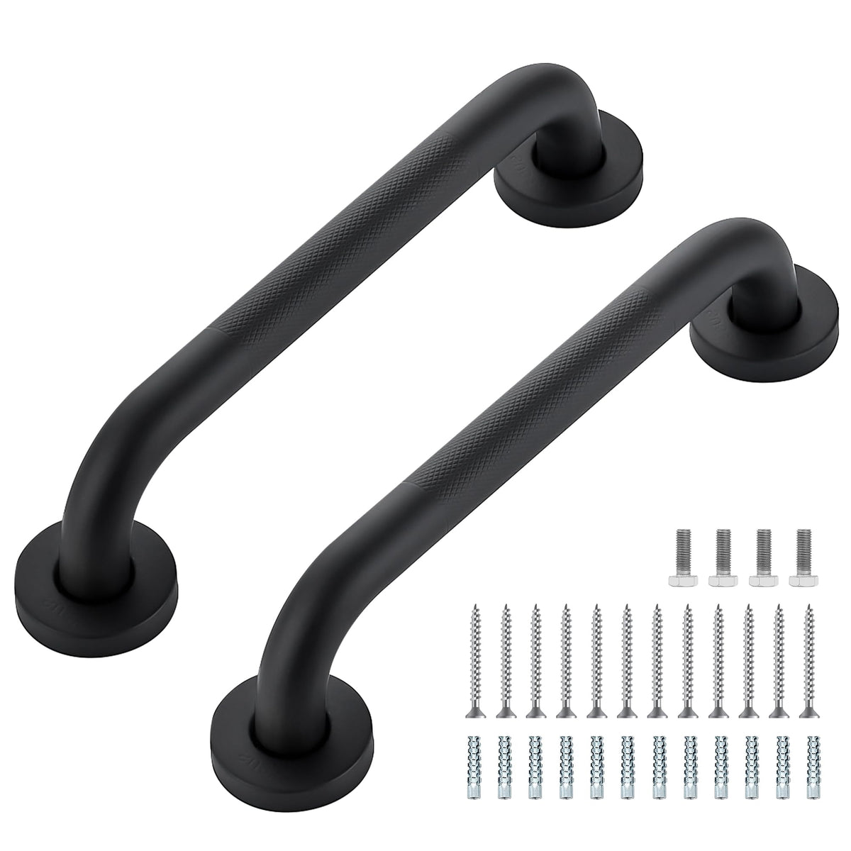 Grab Bars for Shower, 18 Inch Shower Handle, 2 Pack, Brushed Nickel