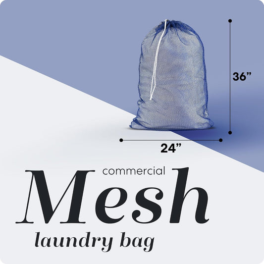 Handy Laundry Mesh Laundry Bags 2 Pack, XL 24x36 in, Heavy Duty Nylon