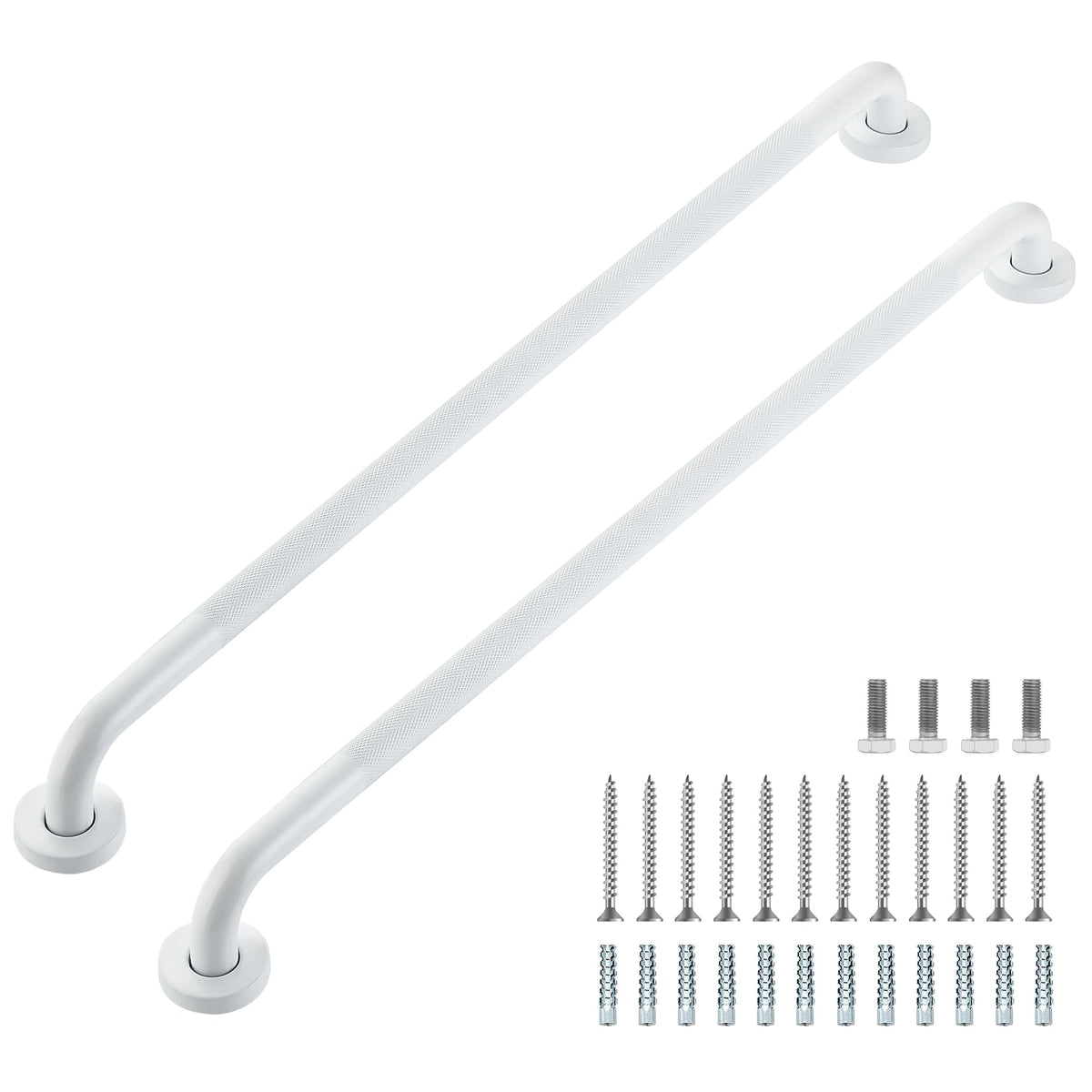 Grab Bars for Shower, 18 Inch Shower Handle, 2 Pack, Brushed Nickel
