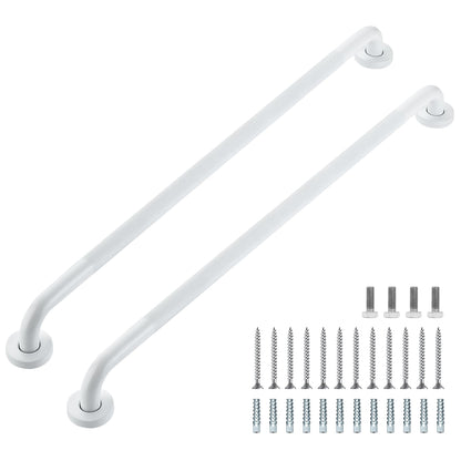 Grab Bars for Shower, 18 Inch Shower Handle, 2 Pack, Brushed Nickel