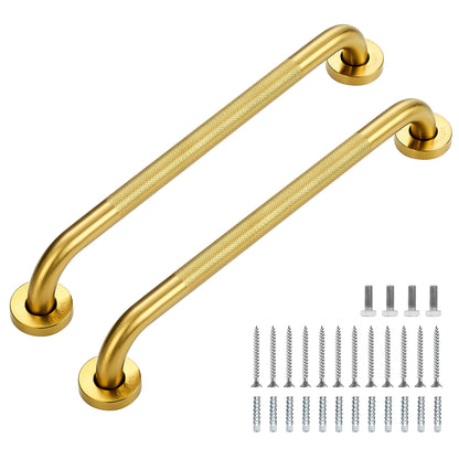 Grab Bars for Shower, 18 Inch Shower Handle, 2 Pack, Brushed Nickel