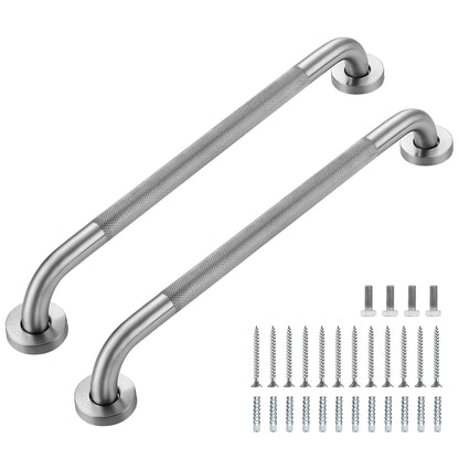 Grab Bars for Shower, 18 Inch Shower Handle, 2 Pack, Brushed Nickel