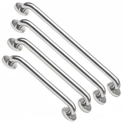 4-Pack Starter Bundle, 500 lb, 16/18/24/32 in, Brushed Stainless