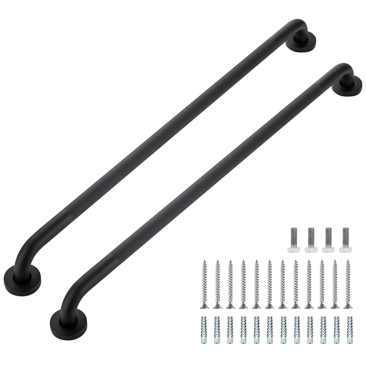 Grab Bars for Shower, 18 Inch Shower Handle, 2 Pack, Brushed Nickel