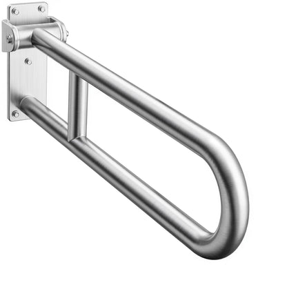 Toilet Grab Bar, Flip Up Foldable Bathroom Safety Handrail, Wall Mounted 304 Stainless Steel Support Rail for Elderly Seniors Handicap Toilet Assistance（30inch）