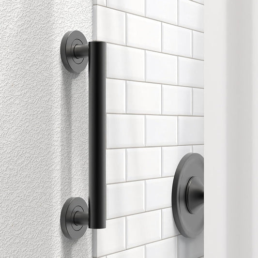 Bath, Shower and Toilet Safety Grab Bar for Seniors and Handicaps, ADA Compliant Mobility Aid Balance Assist Handle, Stainless Steel