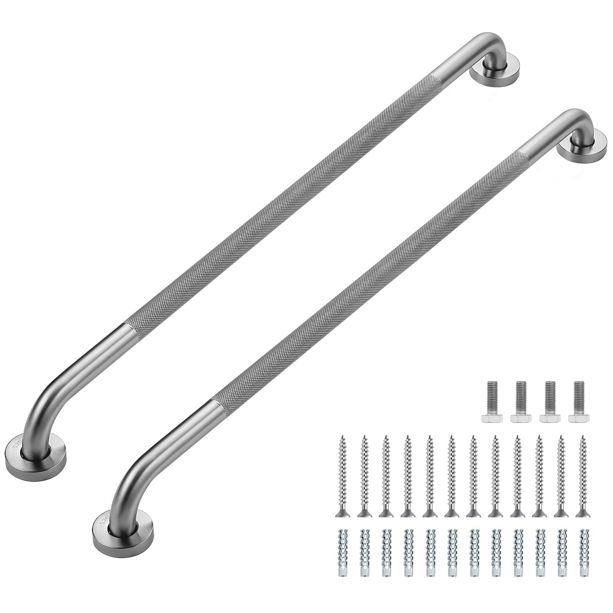 Grab Bars for Shower, 18 Inch Shower Handle, 2 Pack, Brushed Nickel