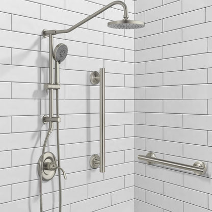 Lava Odoro Shower Safety Bar for Seniors Disabled, 3-Pack Shower Grab Bar