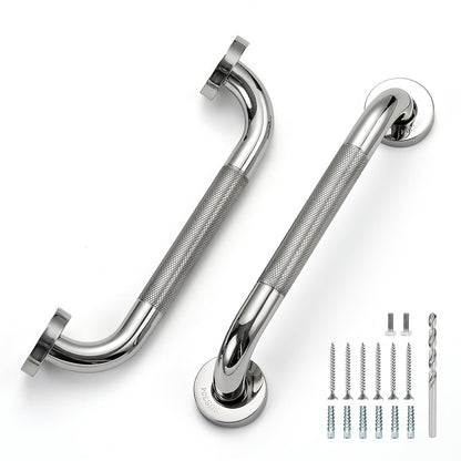 Grab Bars for Shower, 18 Inch Anti-Slip Shower Handle, Polished Nickel