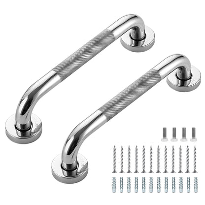 Grab Bars for Shower, 18 Inch Shower Handle, 2 Pack, Brushed Nickel