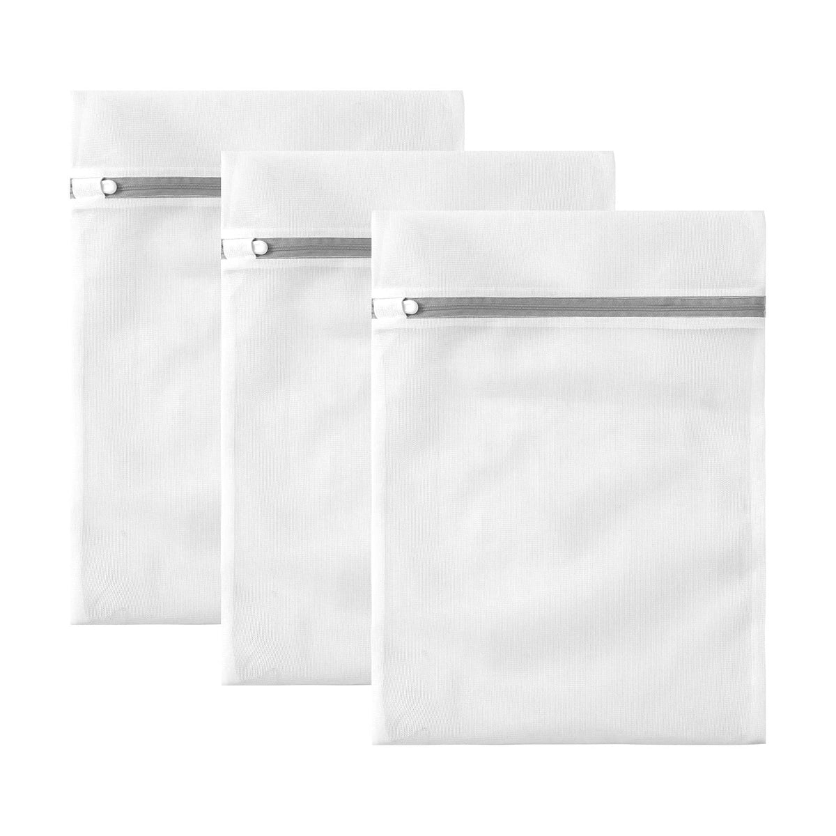 10 Pack Mesh Laundry Bags for Delicates with Non Rust Zipper- MDSXO White Laundry Bags Mesh Wash Bags, Easy Fit Bra, Sock,Lingerie,Sneaker,Baby Laundry for Washing Machine Travel Storage[1XL/3L/3M/3S]