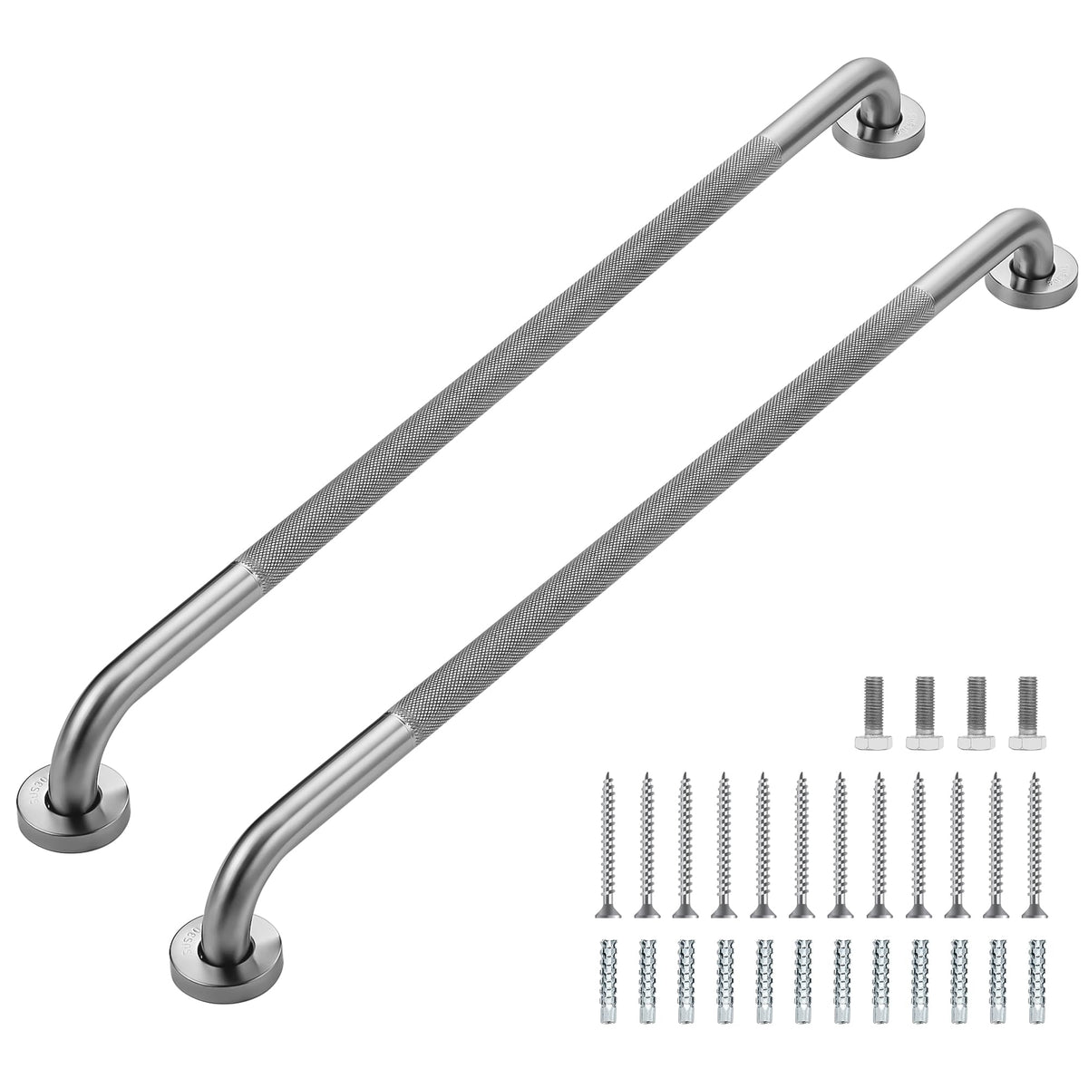 Grab Bars for Shower, 18 Inch Shower Handle, 2 Pack, Brushed Nickel