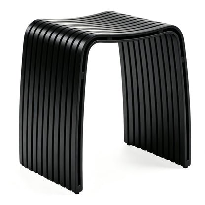 Bamboo Shower Bench, Waterproof Non-Slip Bath Stool,Sturdy Stable