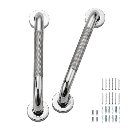 Grab Bars for Shower, 18 Inch Shower Handle, 2 Pack, Brushed Nickel