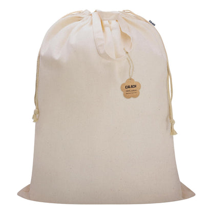 Canvas Laundry Bag 33"Wx 35"H, Extra Large Heavy Duty Hamper Liner,XL Beige