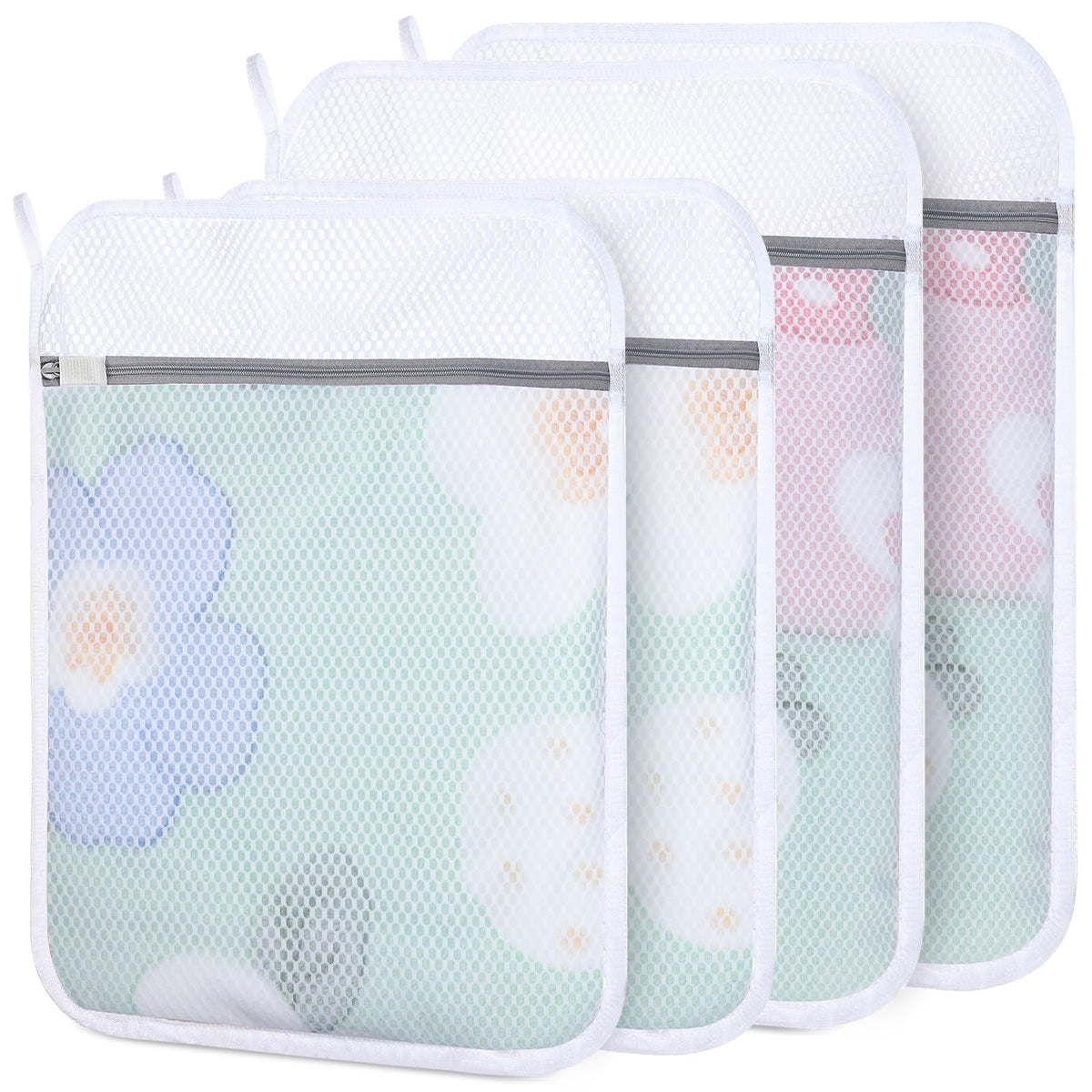6-Pack Durable Honeycomb Mesh Laundry Bags for Delicates, 16 x 20 Inches
