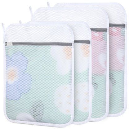 6-Pack Durable Honeycomb Mesh Laundry Bags for Delicates, 16 x 20 Inches