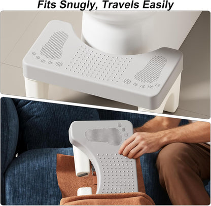 Squatting Potty for Adults, Toilet Squat Poop Stool for Bathroom Pooping