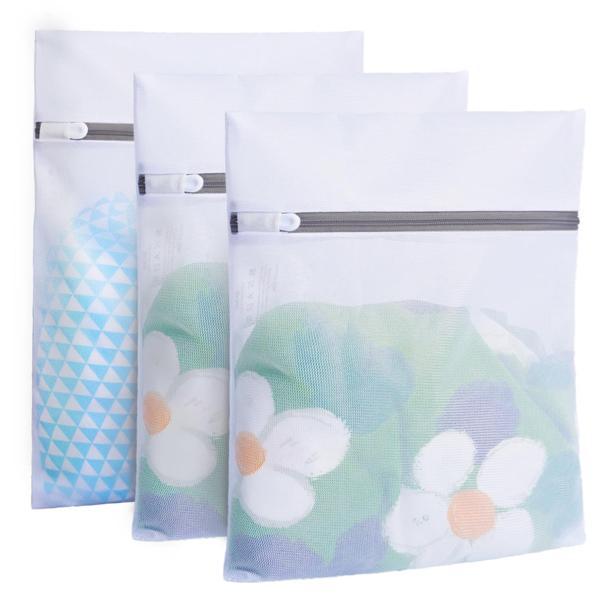 BAGAIL Laundry Bags Mesh Wash Bag for Intimates Lingerie and Delicates,4Pcs(Bra Wash Bag,6×6inch+7×7inch)