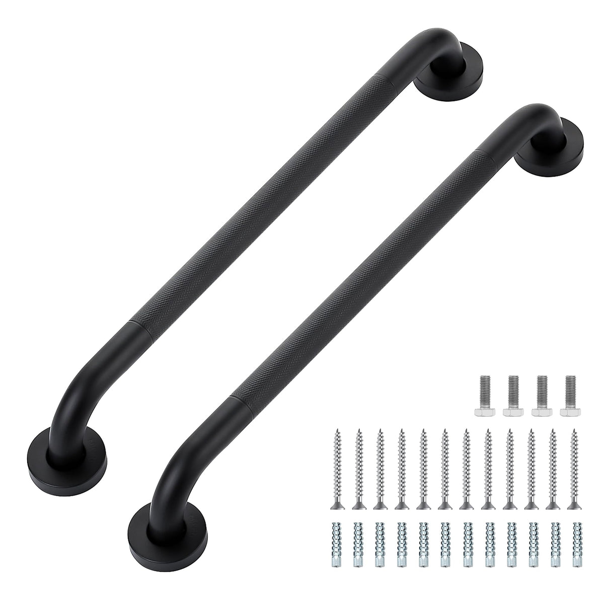 Grab Bars for Shower, 18 Inch Shower Handle, 2 Pack, Brushed Nickel