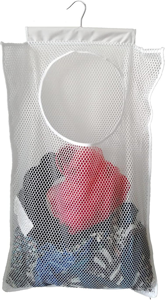 Hanging Mesh Laundry Hamper (30in*20in*2in) Large Dirty Clothes Bag