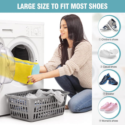 Shoe Washing Machine Bag, Shoe Laundry Bag for Washer and Dryer