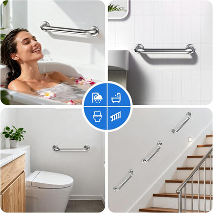 Grab Bars for Shower 2 Pack, Stainless Steel Bathroom Grab Bar for Seniors