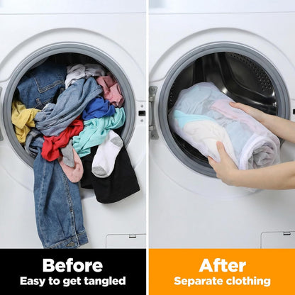 6 Pack Extra Large Mesh Laundry Bags for Delicates XX-L 43"x35" and 24"x32"