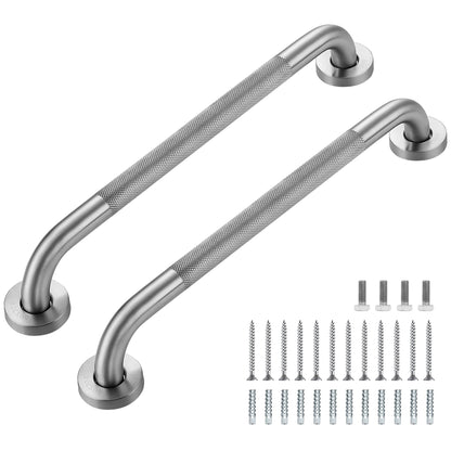Grab Bars for Shower, 18 Inch Shower Handle, 2 Pack, Brushed Nickel