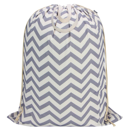 Canvas Laundry Bag 33"Wx 35"H, Extra Large Heavy Duty Hamper Liner,XL Beige