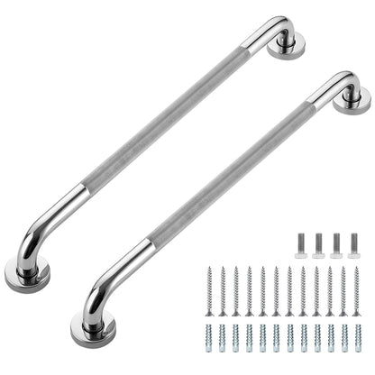 Grab Bars for Shower, 18 Inch Shower Handle, 2 Pack, Brushed Nickel
