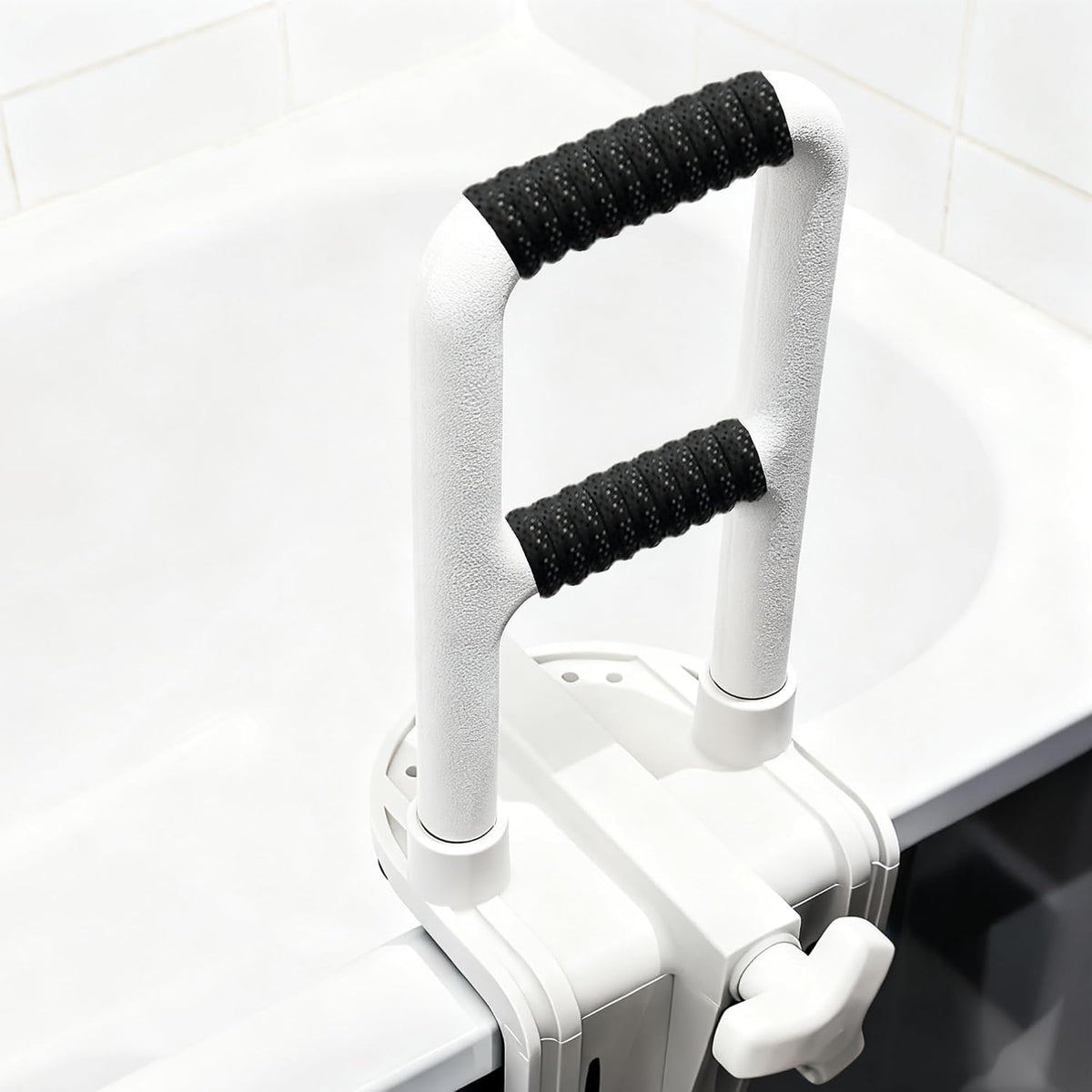 Grab Bars Non-Slip Tape for Bathtubs and Showers - Stainless Steel Bars Anti Slip Tape for Bathroom, Walls, Rail Handrail Covers for Seniors, Elderly, Handicap