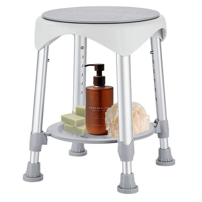 Shower Stool for Inside Shower, Small Shower Chair, Blue
