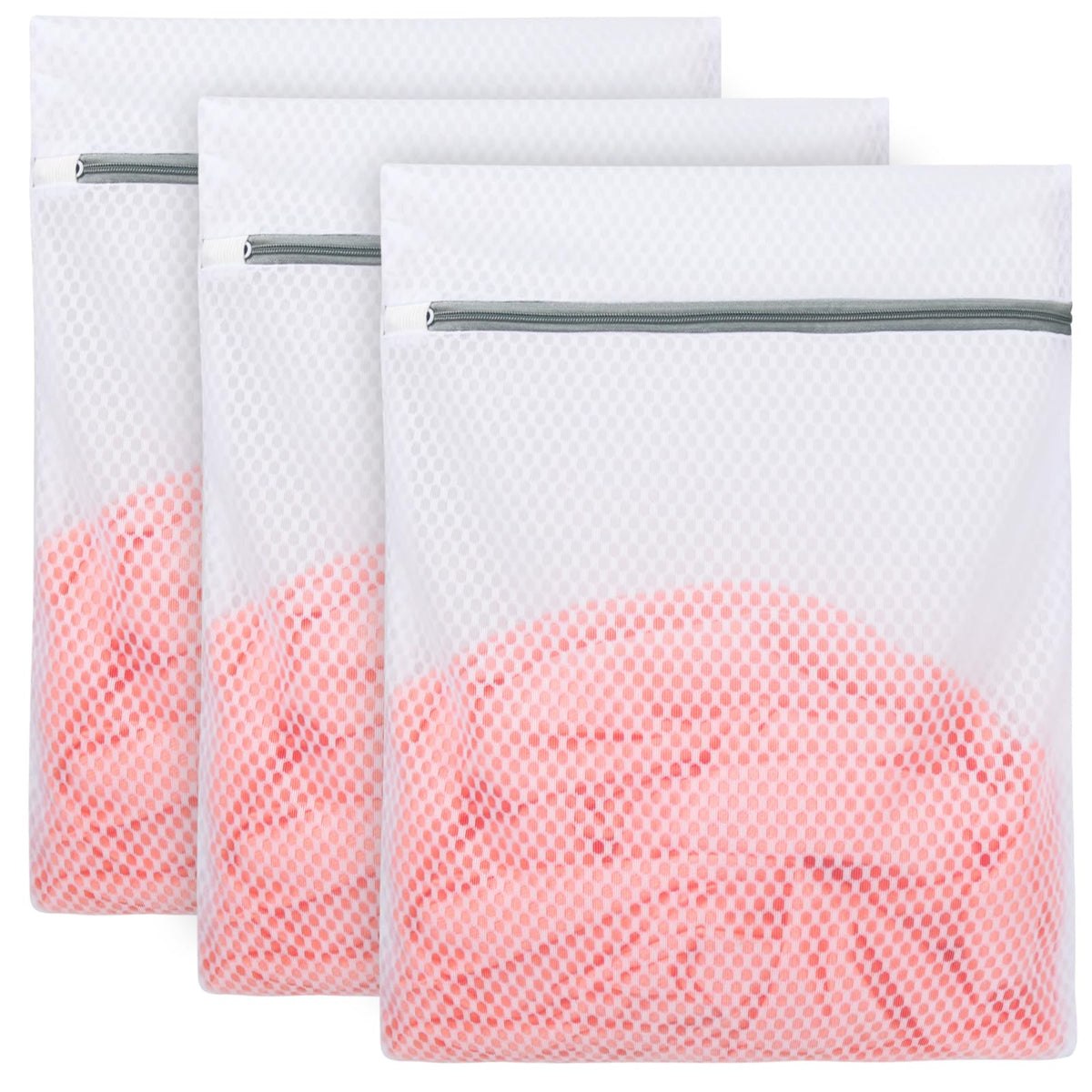 Vivifying Extra Large Mesh Laundry Bag, 2 Pack XXL Oversize Honeycomb Mesh Wash Bags for Washing Machine, Coats, Stuffed Toys, Blanket, Bedding, Sweater, Delicates Clothes (27 x 35 Inches)