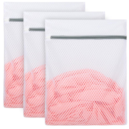 Vivifying Extra Large Mesh Laundry Bag, 2 Pack XXL Oversize Honeycomb Mesh Wash Bags for Washing Machine, Coats, Stuffed Toys, Blanket, Bedding, Sweater, Delicates Clothes (27 x 35 Inches)