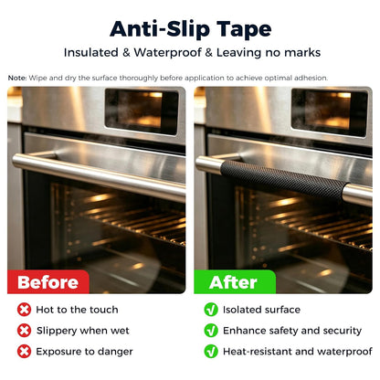 Non-Slip Tape 1”×17ft – Waterproof High-Traction Grip for Bathtubs, Showers, Grab Bars, Walls & Stairs, Indoor/Outdoor Anti-Slip Safety for Seniors, Elderly & Handicap