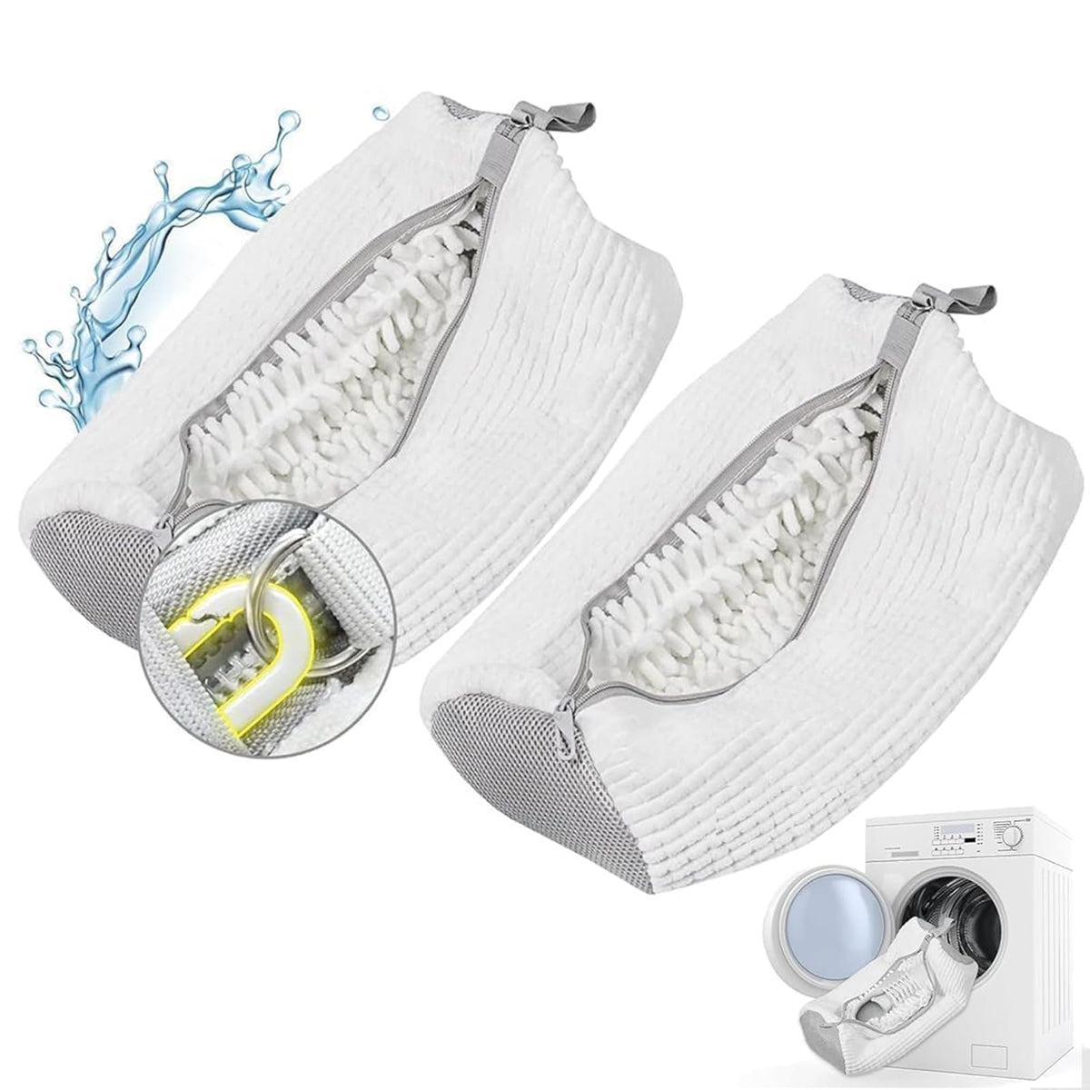 Shoe Washing Machine Bag, Shoe Laundry Bag for Washer and Dryer