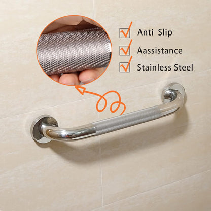 Rockgoya 16 Inch Anti-Slip Shower Grab Bars, 1.25" Diameter 2 Pack