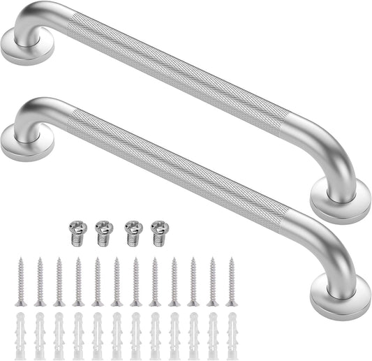 2 Pack 24 Inch Grab Bars for Bathtubs and Showers, Anti Slip Grab Bars Safe