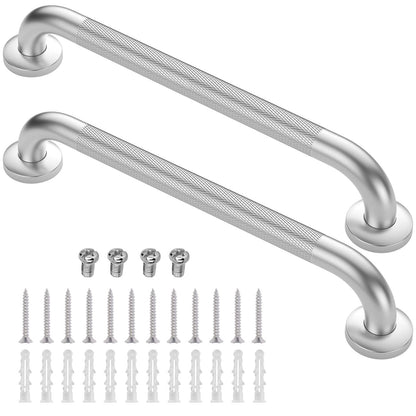 2 Pack 24 Inch Grab Bars for Bathtubs and Showers, Anti Slip Grab Bars Safe