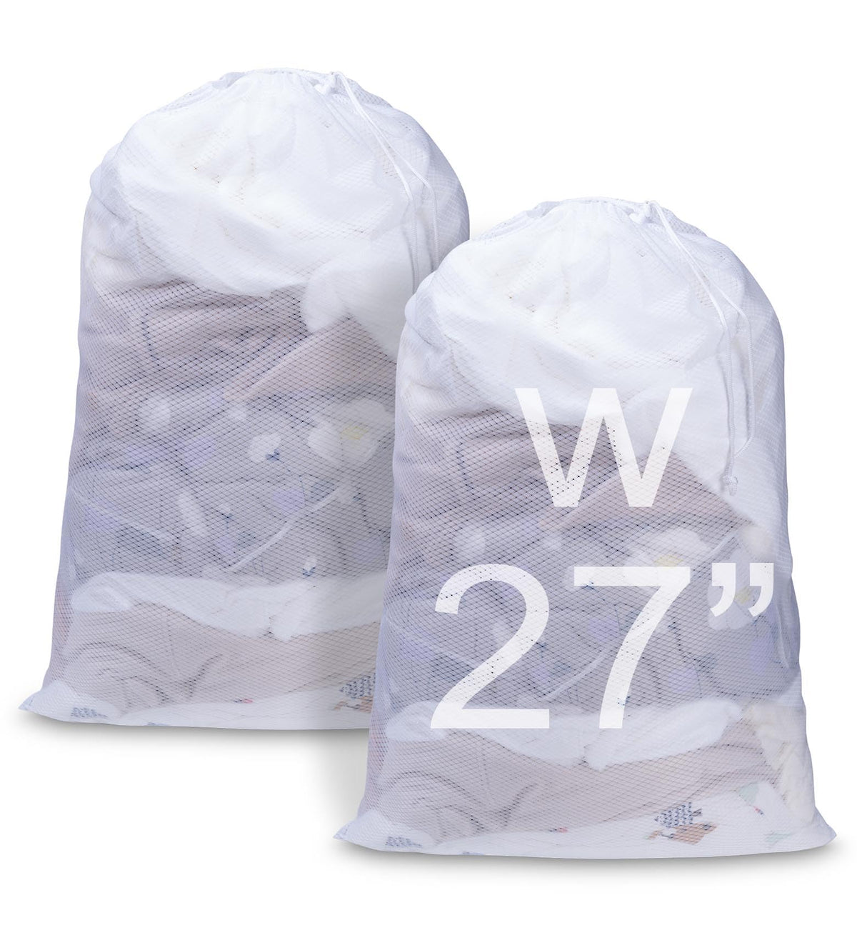 Meowoo 4Pcs Large Mesh Laundry Bag, 27×36inch