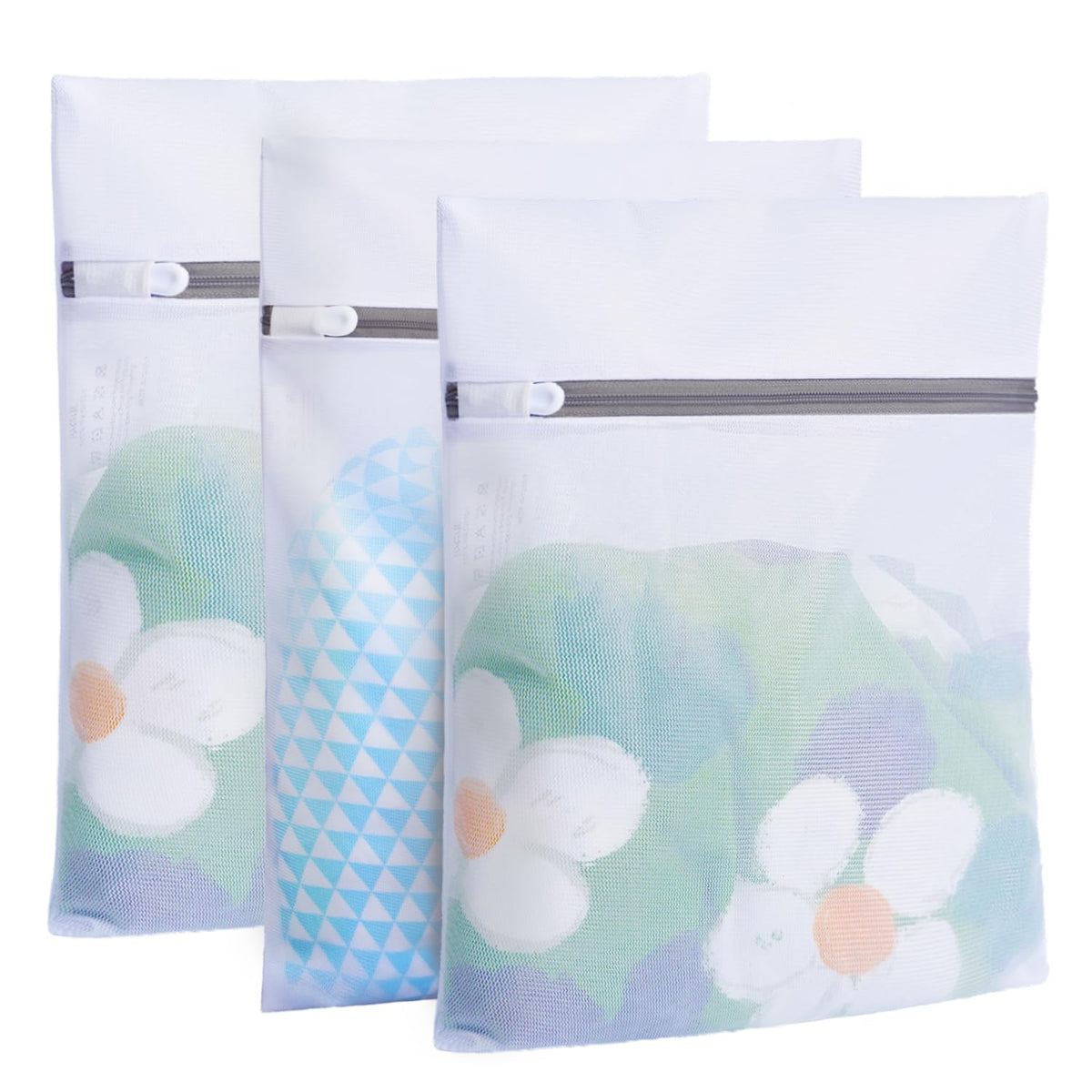 BAGAIL Laundry Bags Mesh Wash Bag for Intimates Lingerie and Delicates,4Pcs(Bra Wash Bag,6×6inch+7×7inch)