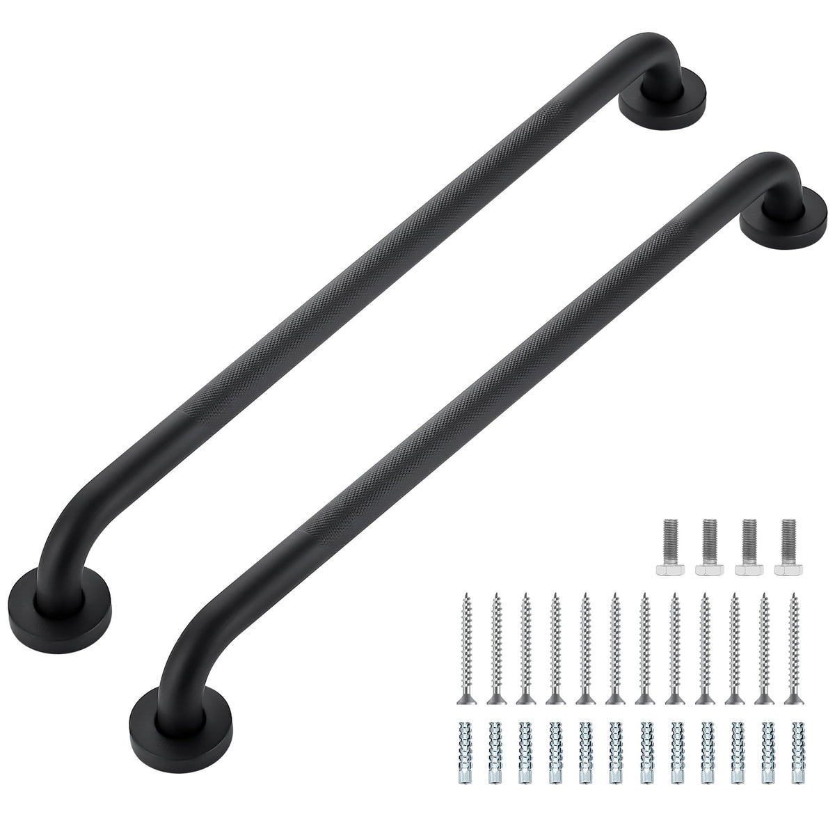 Grab Bars for Shower, 18 Inch Shower Handle, 2 Pack, Brushed Nickel